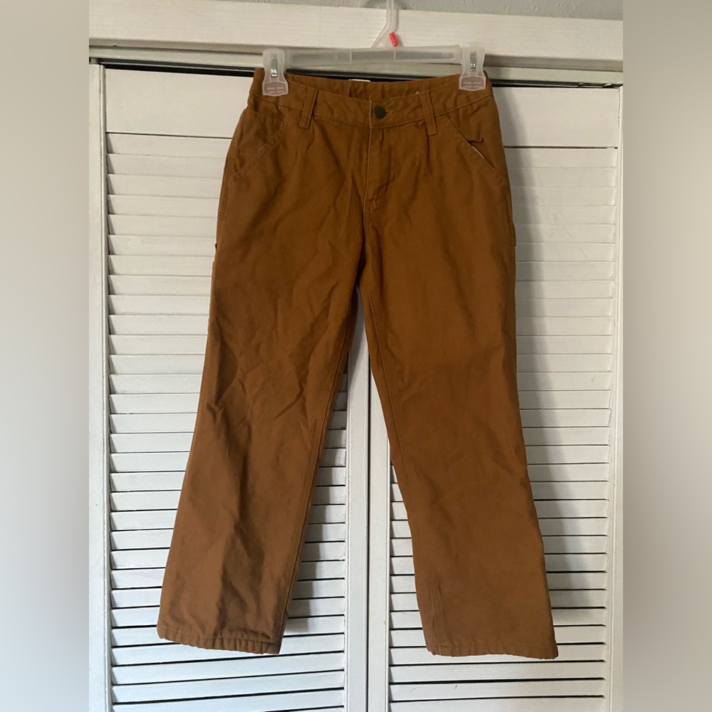 Flannel lined Carhartt pants